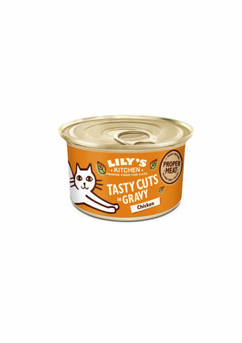 Lily's Kitchen Chicken Tasty Cuts Cats 85g (Pack of 24)