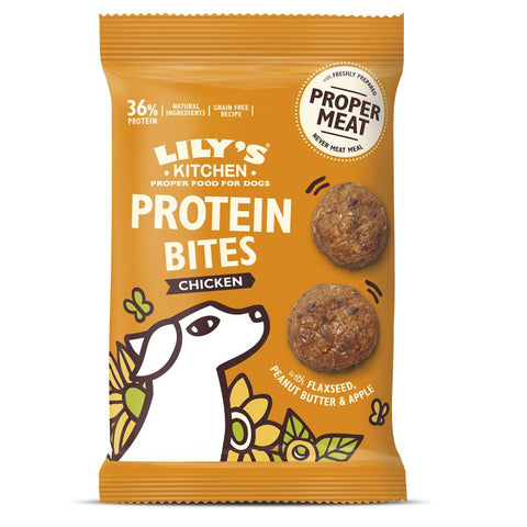 Lily's Kitchen Chicken Protein Bites for Dogs 40g (Pack of 12)