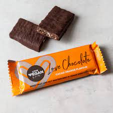 Love Vegan Love Chocolate Orange Cacao and Cashew 45g (Pack of 20)