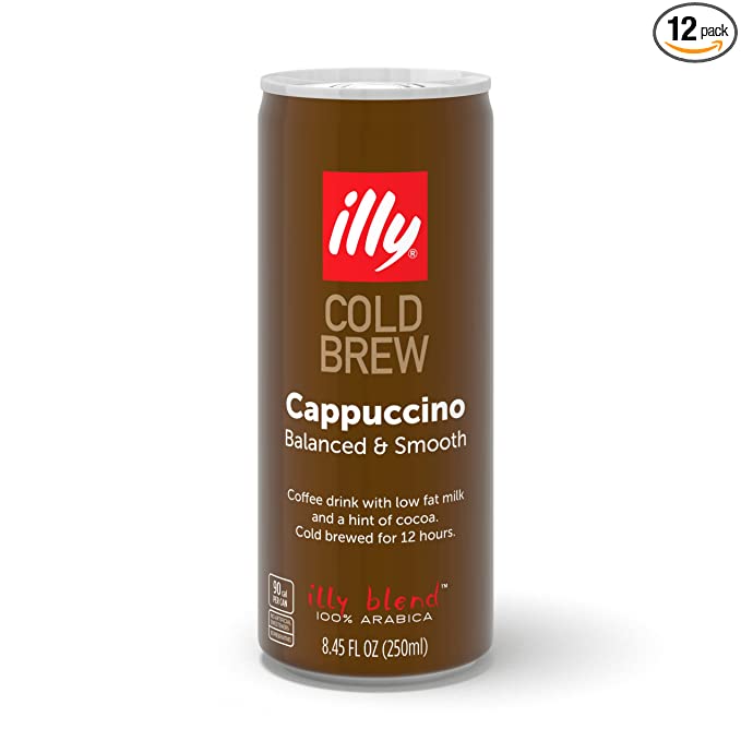 illy Cold Brew Cappuccino 250ml (Pack of 12)