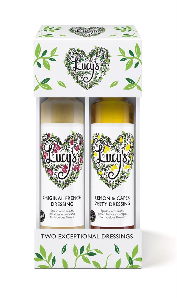 Lucy's Dressings Great Taste Dressings Gift Box 500ml (Pack of 3)
