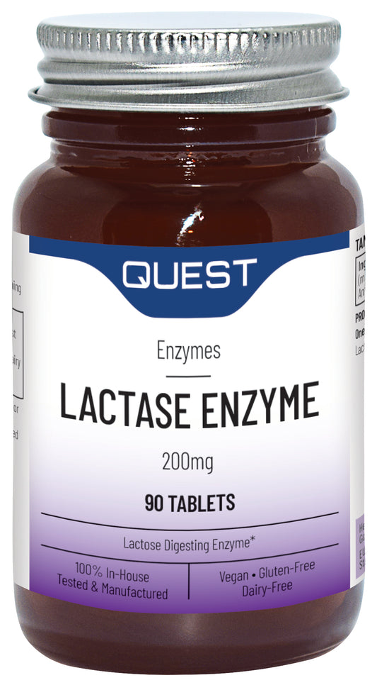 Quest Lactase Enzyme 200mg 90 Tablets