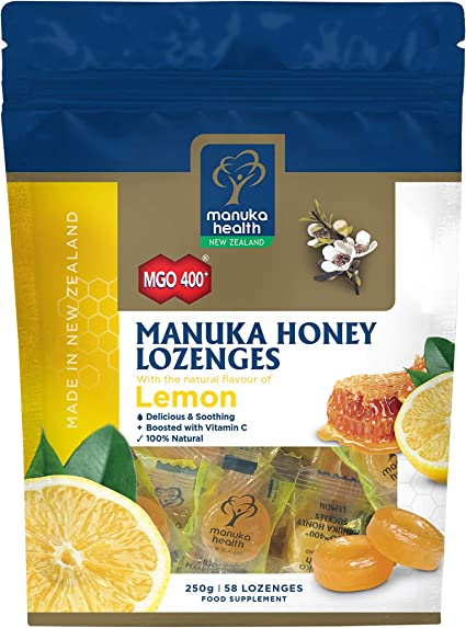 Manuka Health MGO 400+ Manuka Honey Drops with Lemon 250g