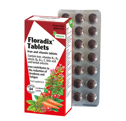 Floradix Iron & Vitamin Tablet 84 Tabs