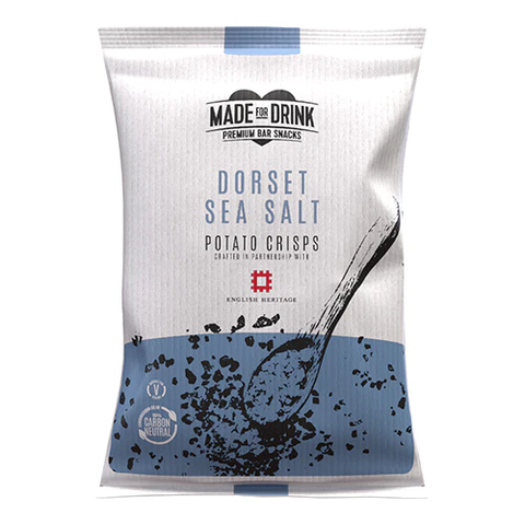 Made for Drink Dorset Sea Salt Crisps 150g (Pack of 12)