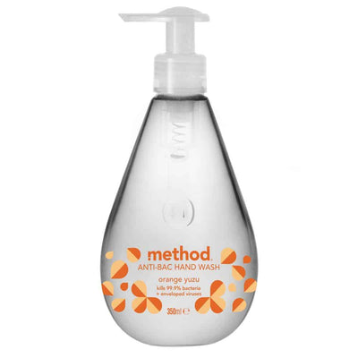 Method Hand Soap Antibac Orange Yuzu 350ml (Pack of 6)
