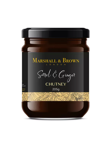 Marshall Sorrel & Ginger Chutney 200g (Pack of 6)
