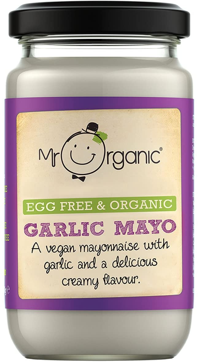 Mr Organic Egg Free and Organic Garlic Mayonnaise 180g