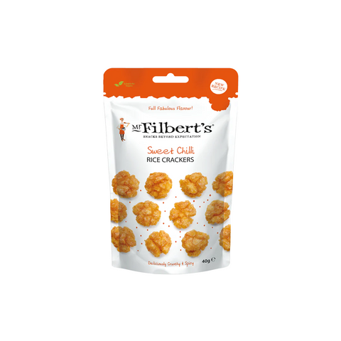 Mr Filbers Chilli Rice Cracker 40g (Pack of 12)