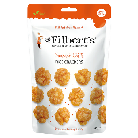 Mr Filbers Chilli Rice Cracker 150g (Pack of 6)