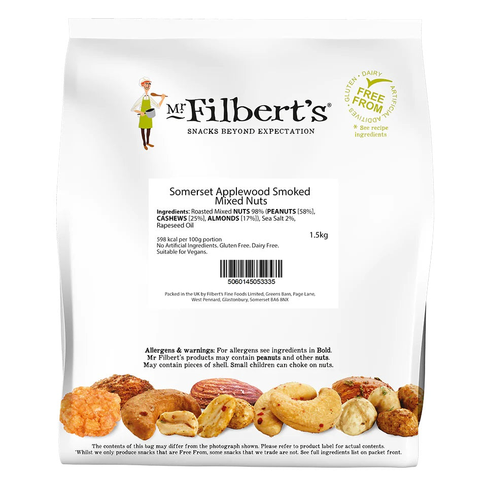 Mr Filberts Somerset Applewood Smoked Mixed Nuts 1500g