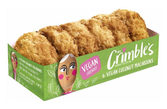 Mrs Crimbles Macaroons Vegan Coconut 180g