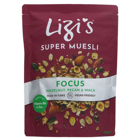 Lizi's Super Museli Focus 400g (Pack of 5)