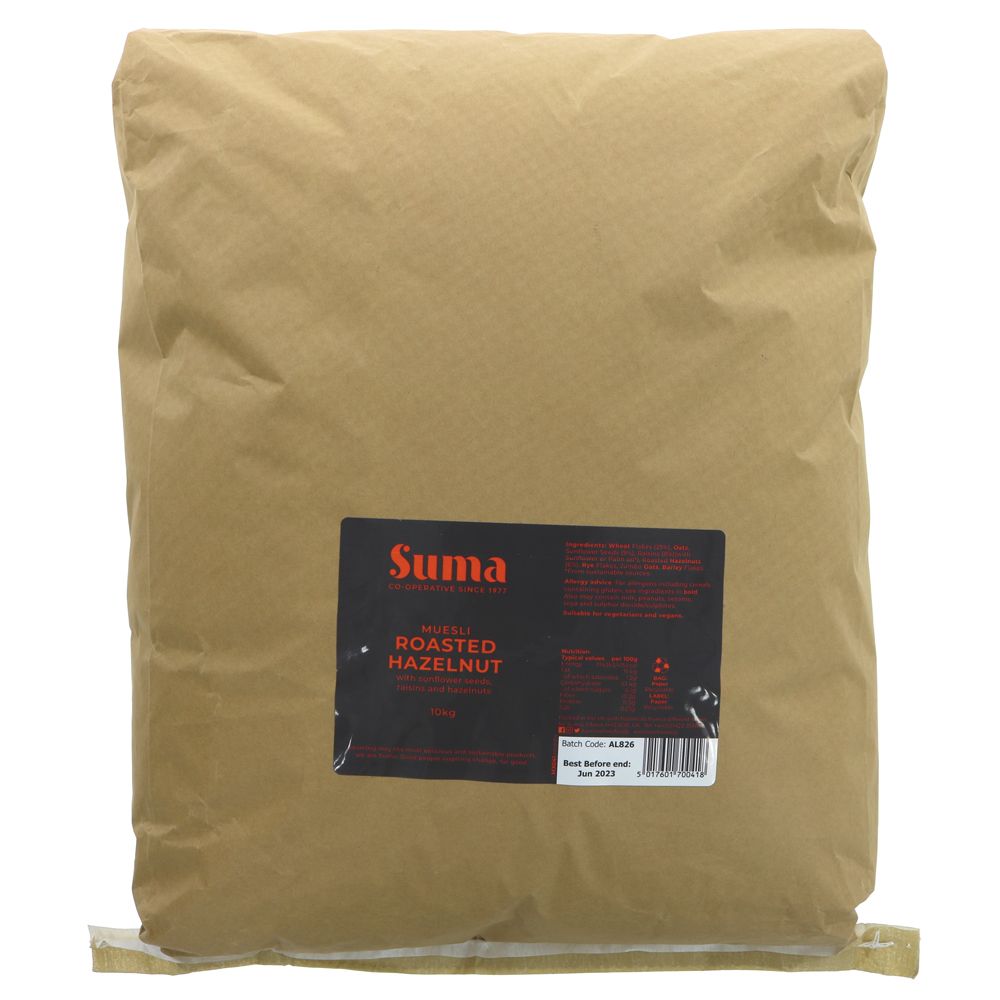 Suma Bulk Muesli Roast Hazelnut Muesli 10kg