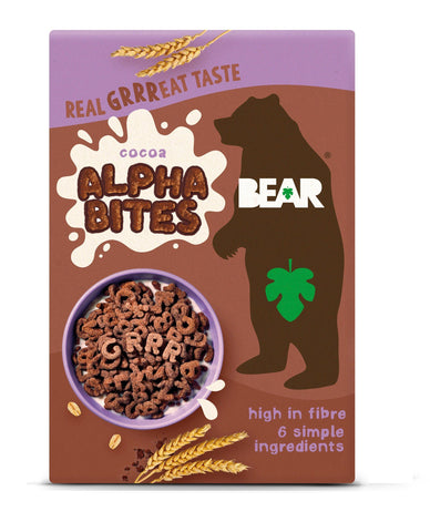 Bear Alphabites Cereal - Cocoa 350g (Pack of 4)