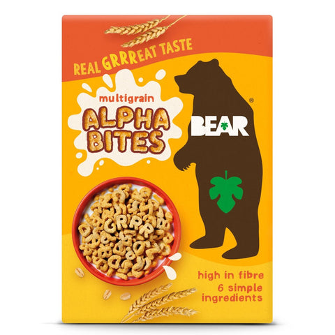 Bear Alphabites Cereal - Multigrain 350g (Pack of 4)