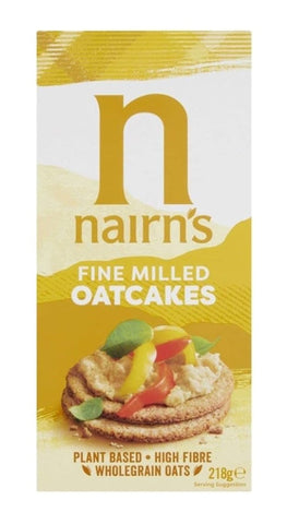 Nairn's Oatcakes Limited Fine Milled Oatcakes 218g