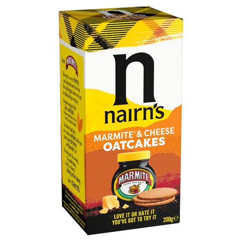 Nairn's Oatcakes Limited Marmite & Cheese Oatcakes 200g