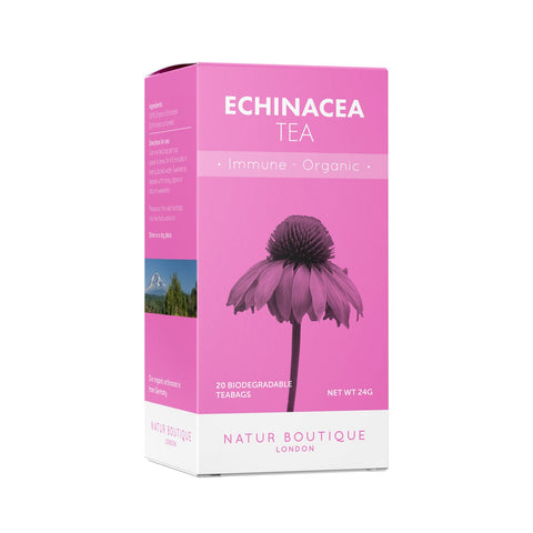Natur Boutique Organic Echinacea Tea 20 Bags (Pack of 6)