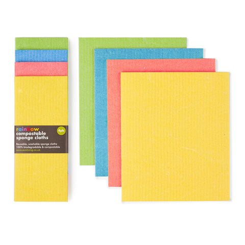 Ecoliving Cleaning Cloths - Compostable Pack 4 (Pack of 10)