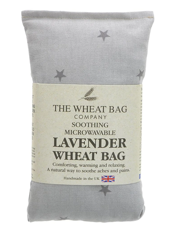 The Wheat Bag Company Cotton Grey Star Lavender Each