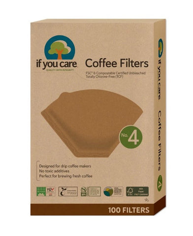 If You Care Coffee Filter No.4 100 Nos (Pack of 12)
