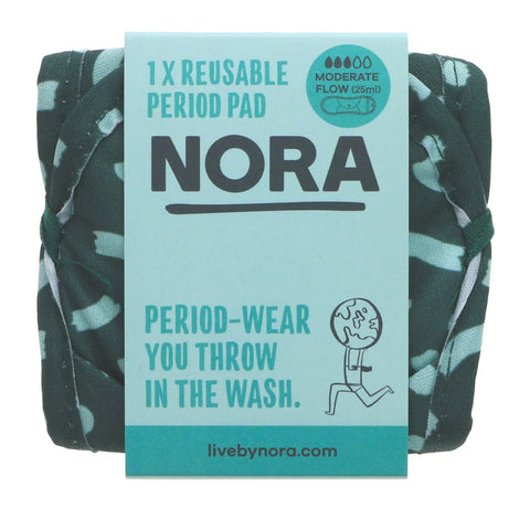 Nora Reusable Moderate Pad C/b 1 (Pack of 10)