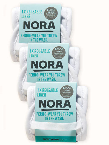 Nora 3 Pack Reusable Liner C 3 (Pack of 5)