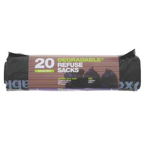D2W Refuse Sacks 70L Value Pack 20bags