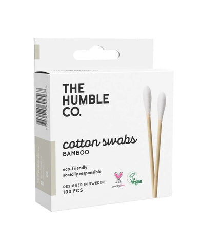 Humble Bamboo/cotton Bud White 100 units (Pack of 10)