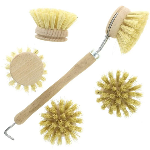Hill Brush Company Wash Up Brush + Four Heads Each