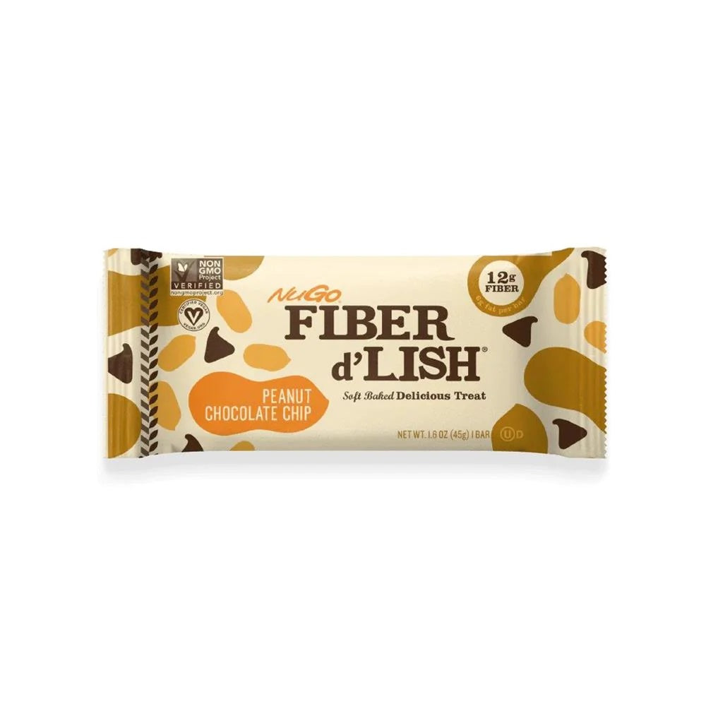 Nugo Fiber d'Lish Peanut Chocolate 45g (Pack of 16)