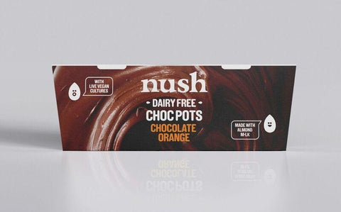 Nush Choc Pots - Chocolate Orange 2 x 75g