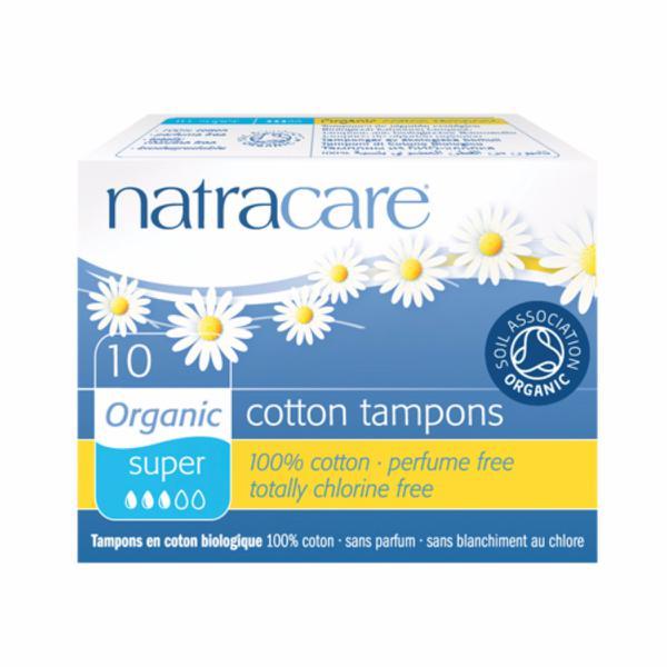 Natracare Org Non Applicator Tamp Super 10 Pieces