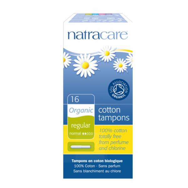 Natracare Org Applicator Tampons Regular 16 Pieces
