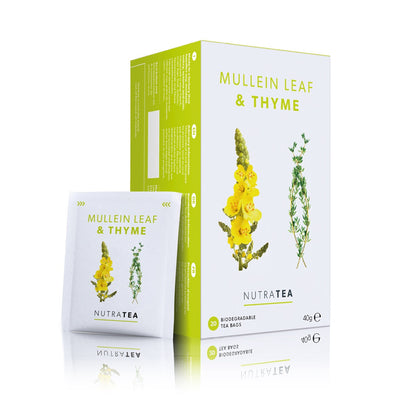 NutraTea Mullein Leaf & Thyme 20 sachet (Pack of 10)