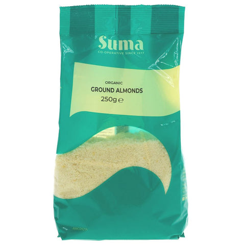 Suma Prepacks Almonds, ground Organic 250g (Pack of 6)