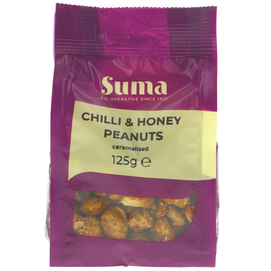 Suma Prepacks Peanuts - Chilli & Honey 125g (Pack of 6)