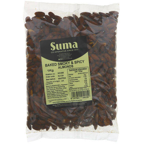 Suma Bagged Down Almonds - Smoky & Spicy 1 kg