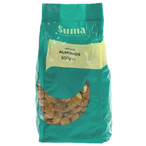 Suma Prepacks - Organic Almonds 500g (Pack of 6)