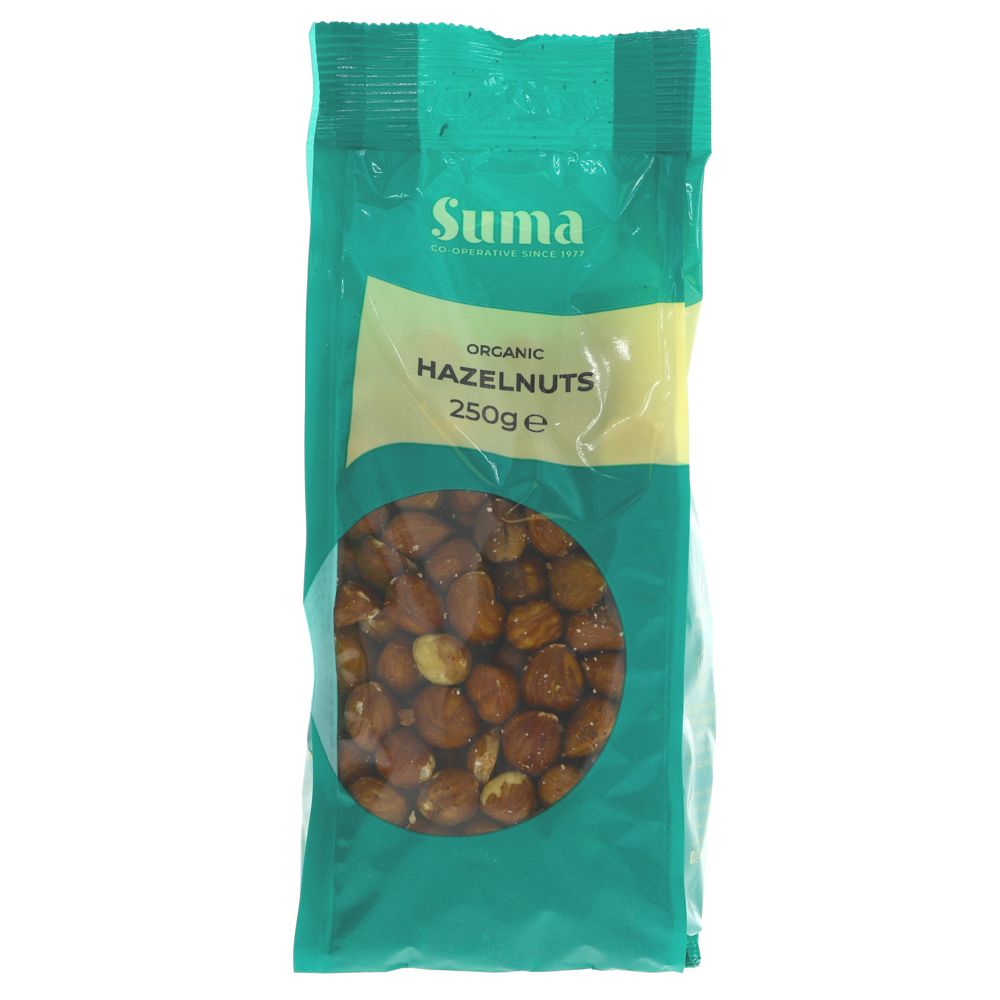 Suma Prepacks Organic Hazelnuts 250g (Pack of 6)
