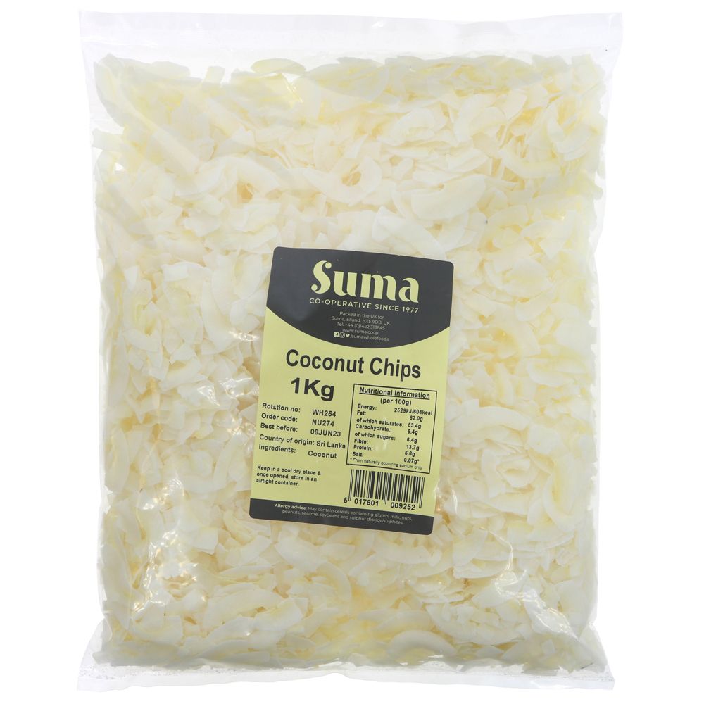 Suma Bagged Down Coconut Chips 1kg