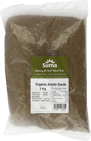 Suma Bagged Down - Organic Alfalfa Seed 1kg