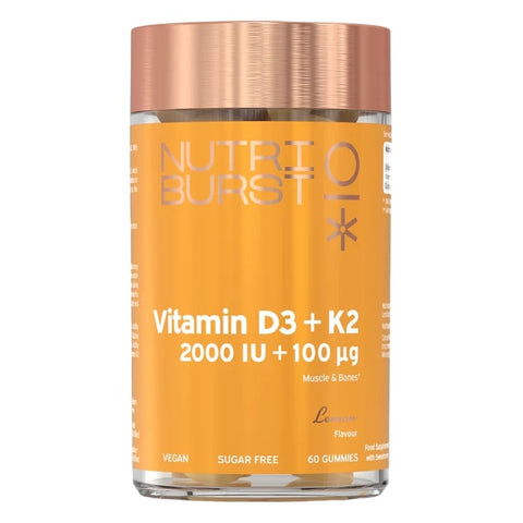 Nutriburst Vitamin D3 + K2 210g (Pack of 24)