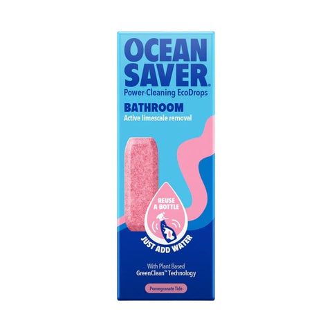 OceanSaver EcoDrop - Bathroom Cleaner 15g (Pomengranate Tide) (Pack of 12)