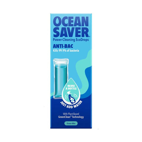 OceanSaver EcoDrop Refill - Anti-Bacterial Sanitiser (Ocean Mist) 10ml (Pack of 12)