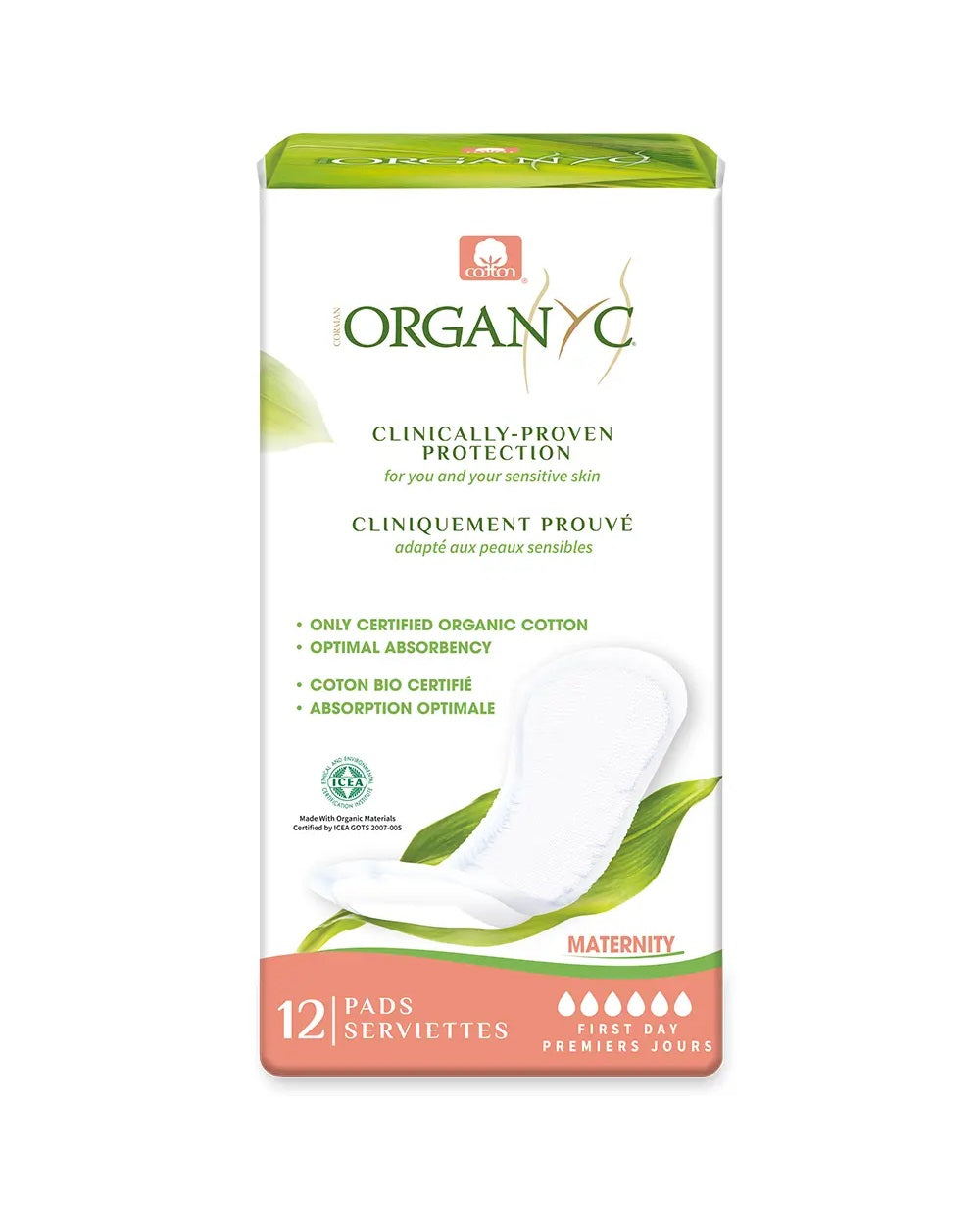 Organyc Maternity Pads 108g (Pack of 6)