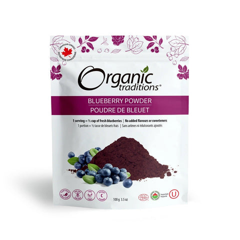 Organic Traditions Blueberry Powder 100g (Pack of 6)
