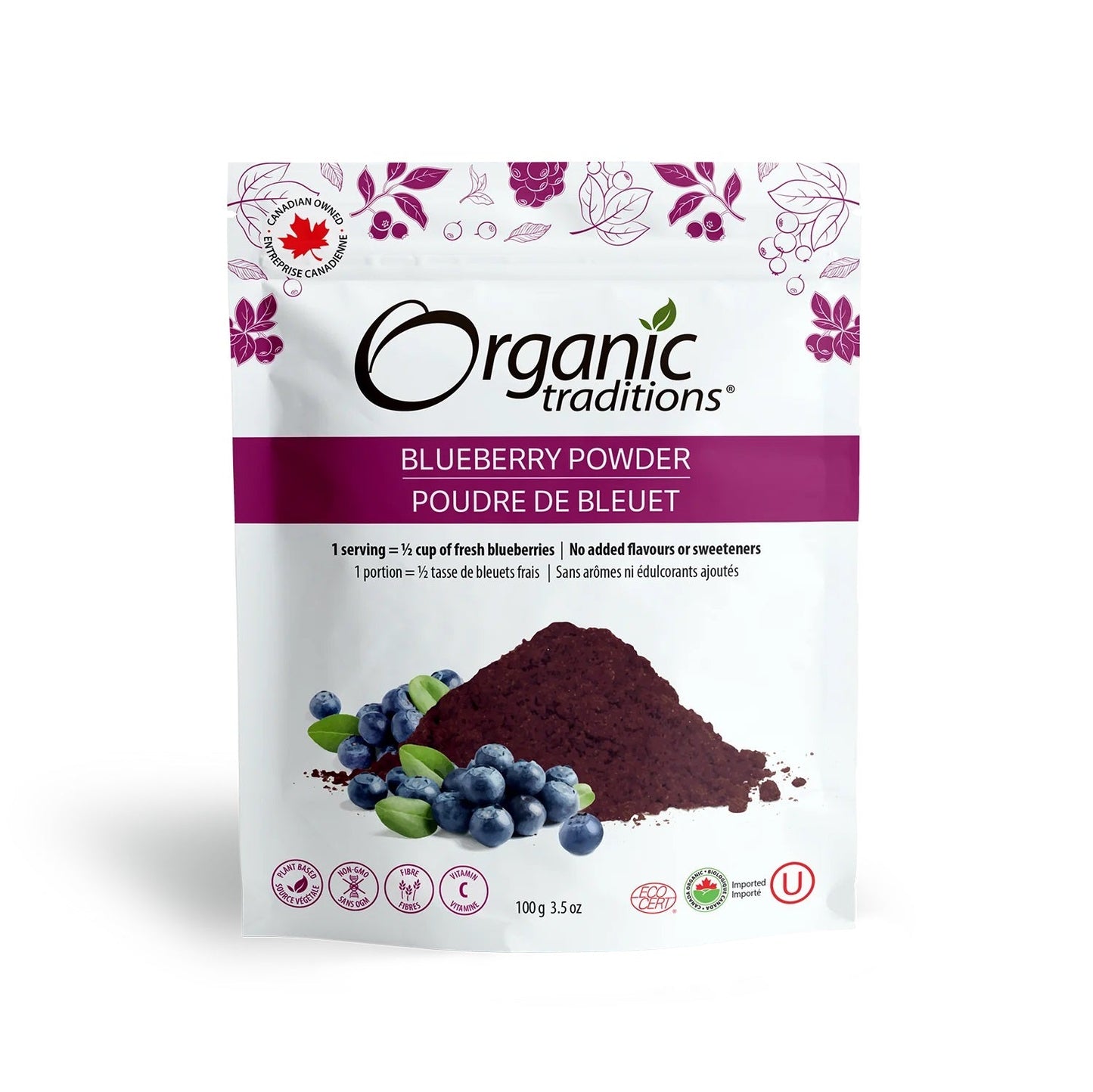 Organic Traditions Blueberry Powder 100g