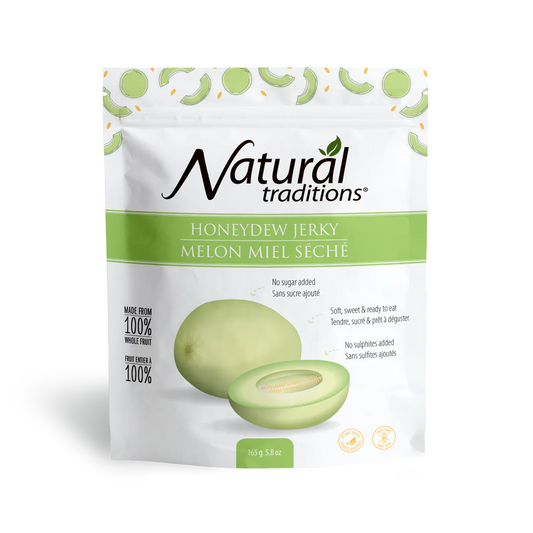 Organic Traditions Honeydew Jerky 165g (Pack of 6)